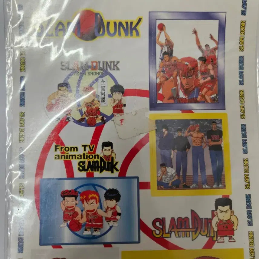 [BUNJANG] Slam Dunk Retro Vintage Stickers / 고전 문구 애니 슬램덩크 스티커 2 레트로 빈티지 스티커