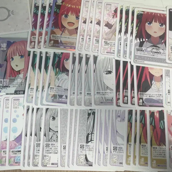 [BUNJANG] The Quintessential Quintuplets Ichika Nakano Card Bundle Set / 5등분의 신부 3탄 니노 카드 4세트 일괄판매