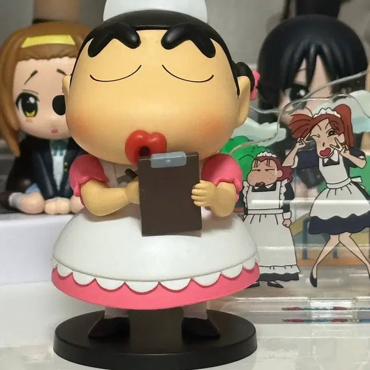 [BUNJANG] 52Toys Crayon Shin-chan Maid Figure with Acrylic Stand / 짱구 52toys 드레스업 메이드 짱구 피규어