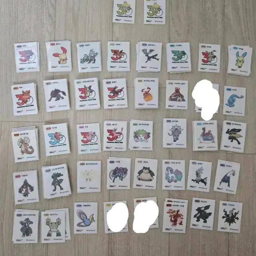 [BUNJANG] Various Pokemon Stickers For Sale / 여러가지 포켓몬 띠부씰 판매