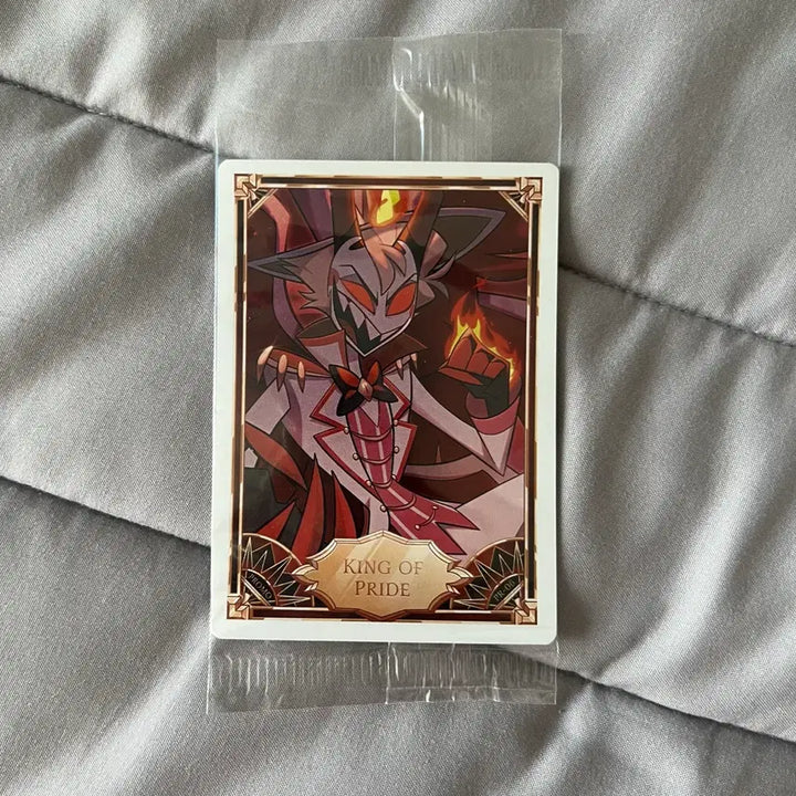 [BUNJANG] Hazbin Hotel Lucifer Morningstar Promo Card / 해즈빈 호텔 트레카 루시퍼 KING OF PRIDE 프로모 트레이딩 카드