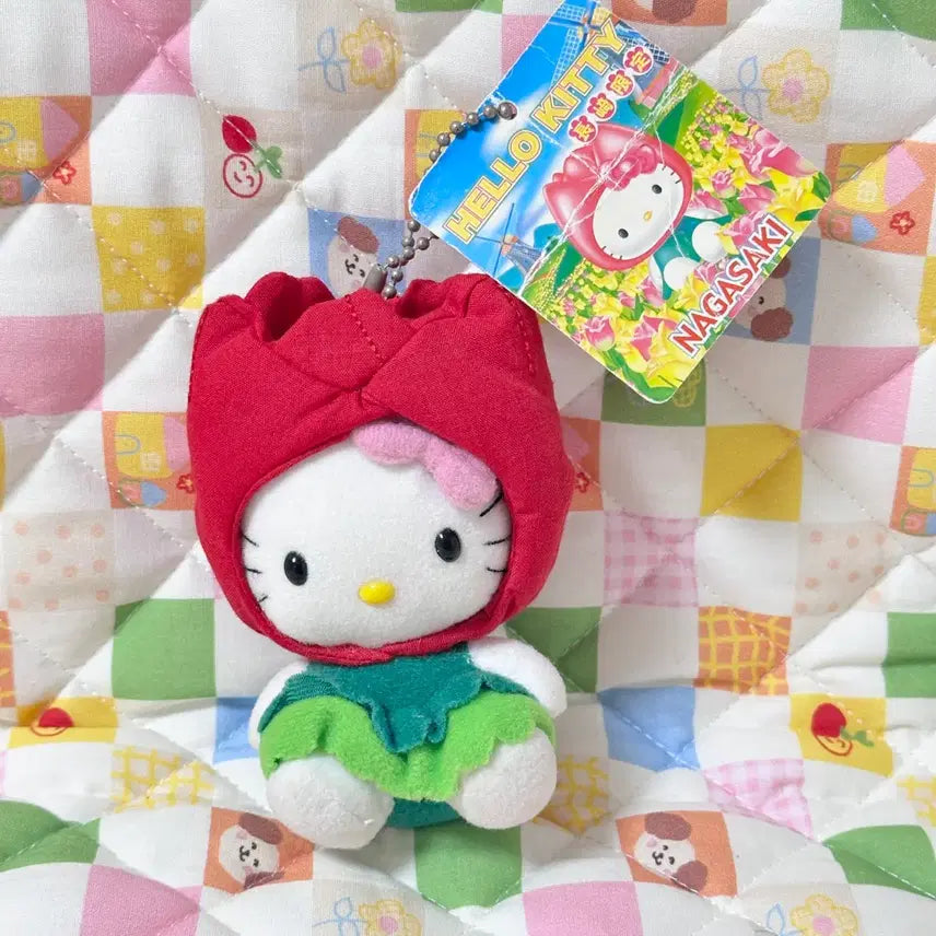 [BUNJANG] Sanrio Classic 2003 Tulip Hello Kitty Mascot / 레어 산리오 고전 03년 튤립 헬로키티 지역 한정 마스코트 산리오