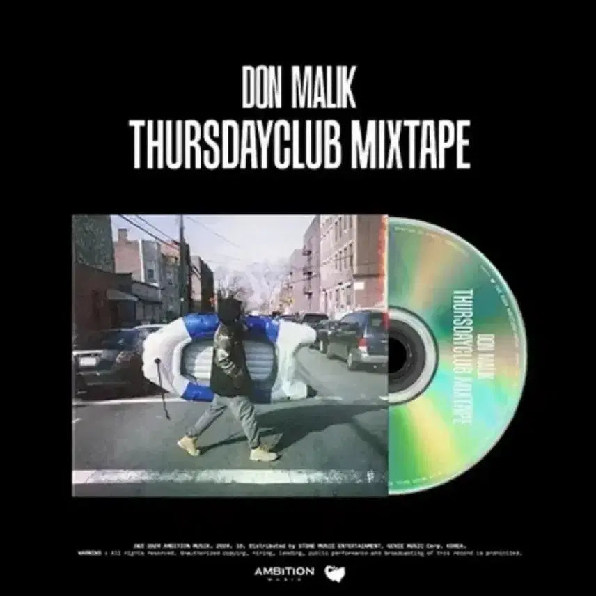 [BUNJANG] Don Malik THURSDAYCLUB MIXTAPE CD (Sealed) / 던말릭 앨범 cd 믹스테잎 [미개봉]