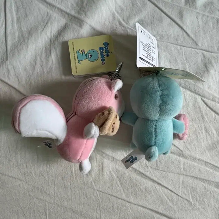 [BUNJANG] Bonobono Porori Doll Keyring Bundle Set / 새상품 일괄 가격 보노보노 포로리 인형 키링