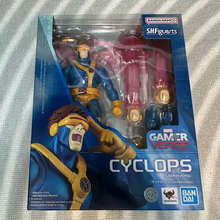 [BUNJANG] Bandai S.H.Figuarts Marvel Gamerverse Cyclops Figure / 반다이 S.H.Figuarts 마블 게이머버스 사이클롭스 피규어