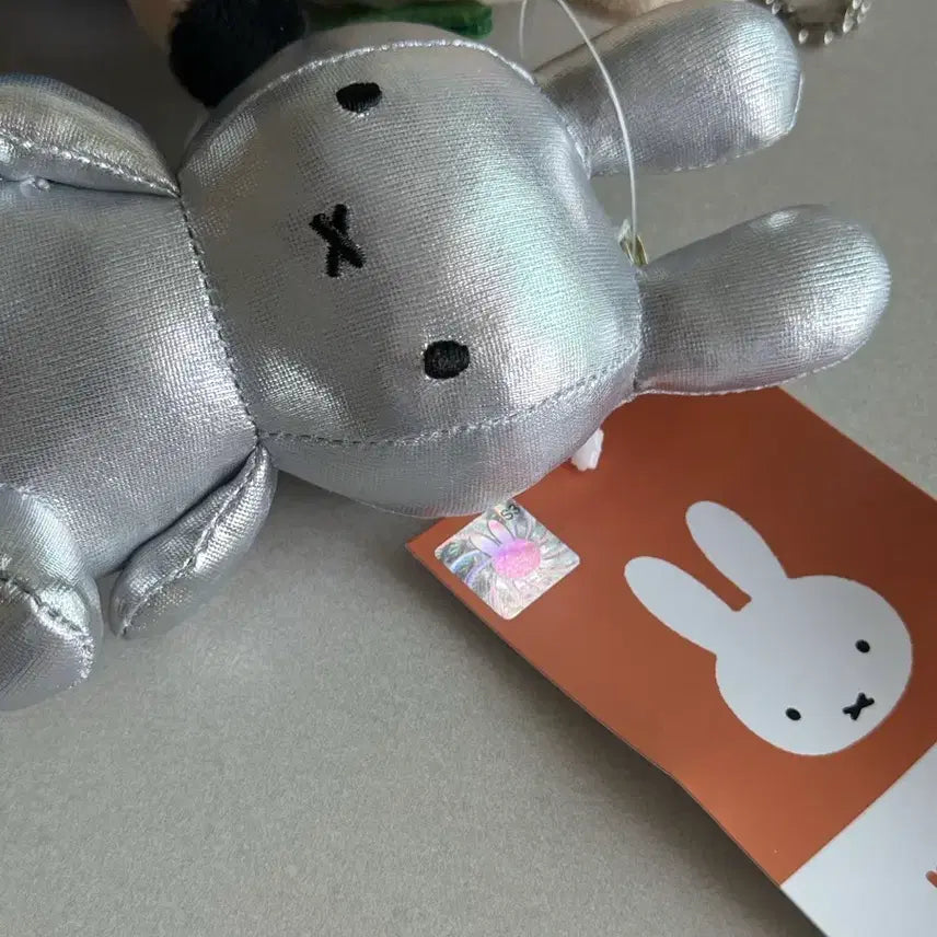 [BUNJANG] Miffy Keyring Doll Silver / 미피 키링 인형 실버
