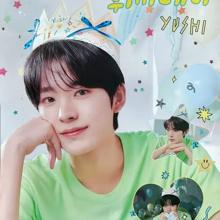 [BUNJANG] Yushi Birthday Poster (Mega Coffee) / 메가커피 유우시 생일 포스터(하자ㅇ)