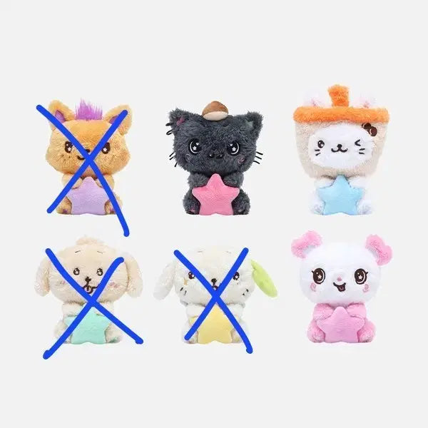 [BUNJANG] NCT WISH Star Wish Doll KURI Bubble Cat Pangyi (Sealed) / (미개봉 현물) 엔시티위시 별 위시돌 스타위시돌 쿠리 버블냥 팡이