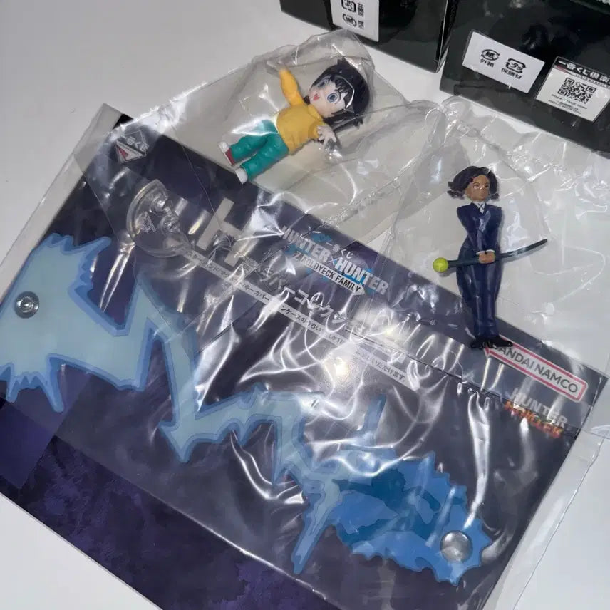 [BUNJANG] Hunter x Hunter Lottery Prize G &amp; H Figures and Cable Ties Bundle / 헌터x헌터 쿠지 G상 카나리아, 아르카 피규어, H상 케이블타이 일괄
