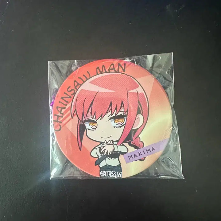 [BUNJANG] Chainsaw Man Makima Can Badge / 체인소맨 마키마 캔배지