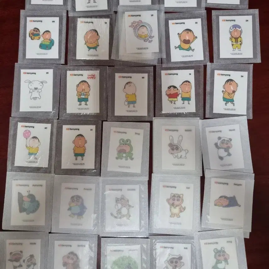 [BUNJANG] Crayon Shin-chan Stickers Bundle Set / 짱구띠부씰 판매합니다~