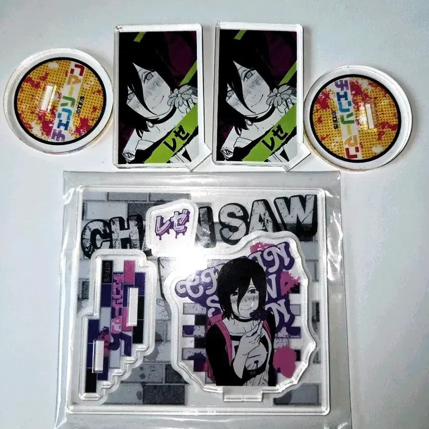 [BUNJANG] Chainsaw Man Rere Official Art Acrylic Diorama Bundle Set / 급전가격내림 체인소맨 레제 원화 아크릴 디오라마 일괄 레제아크릴