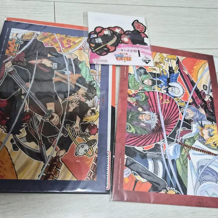 [BUNJANG] Naruto 99 Series Shikishi, Akatsuki Sticker Bundle Set / 나루토 99시리즈 색지,아카츠키 스티커 일괄