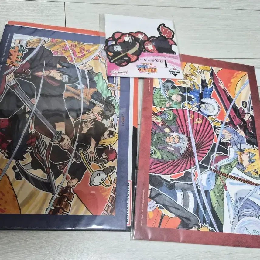[BUNJANG] Naruto 99 Series Shikishi, Akatsuki Sticker Bundle Set / 나루토 99시리즈 색지,아카츠키 스티커 일괄