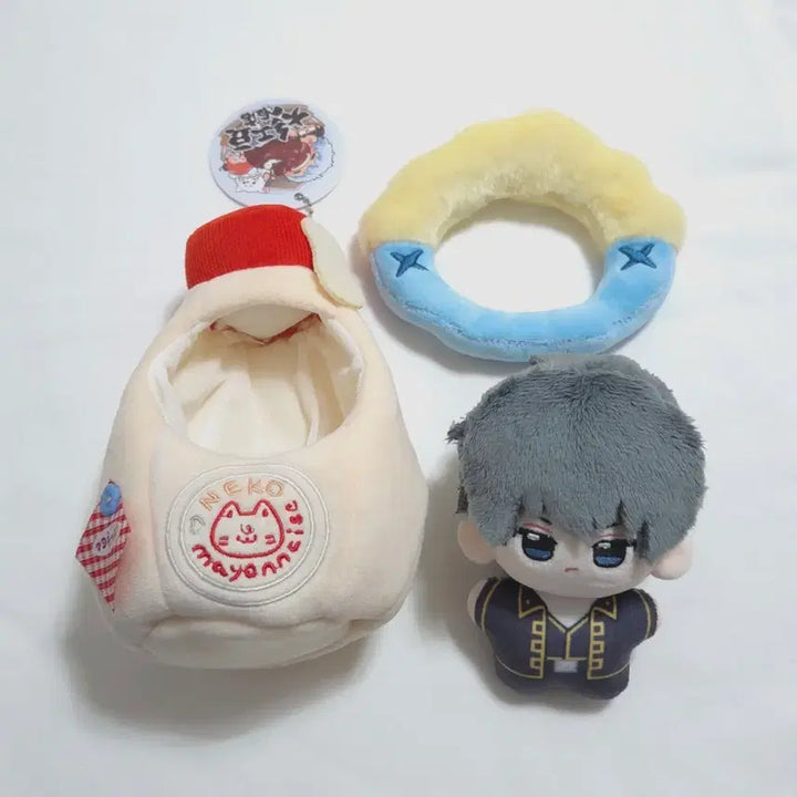 [BUNJANG] Gintama Hijikata Toshirou Unofficial 10cm Doll Bundle Set with Outfits / 은혼 히지카타 토시로 비공식 인형+인형옷 일괄