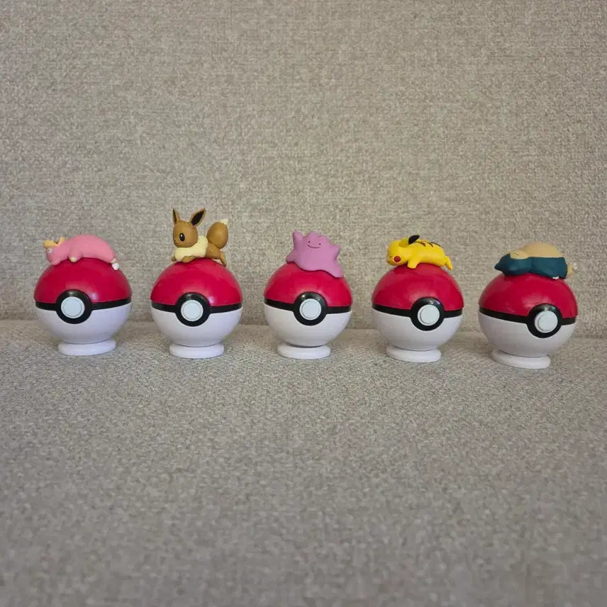 [BUNJANG] Bandai Gacha Pokemon Tamanoeri Collection 1st Edition Full Set (5 Figures) / 2018 반다이 가챠 포켓몬 타마노리 컬렉션 1탄 피규어 풀세트 5종