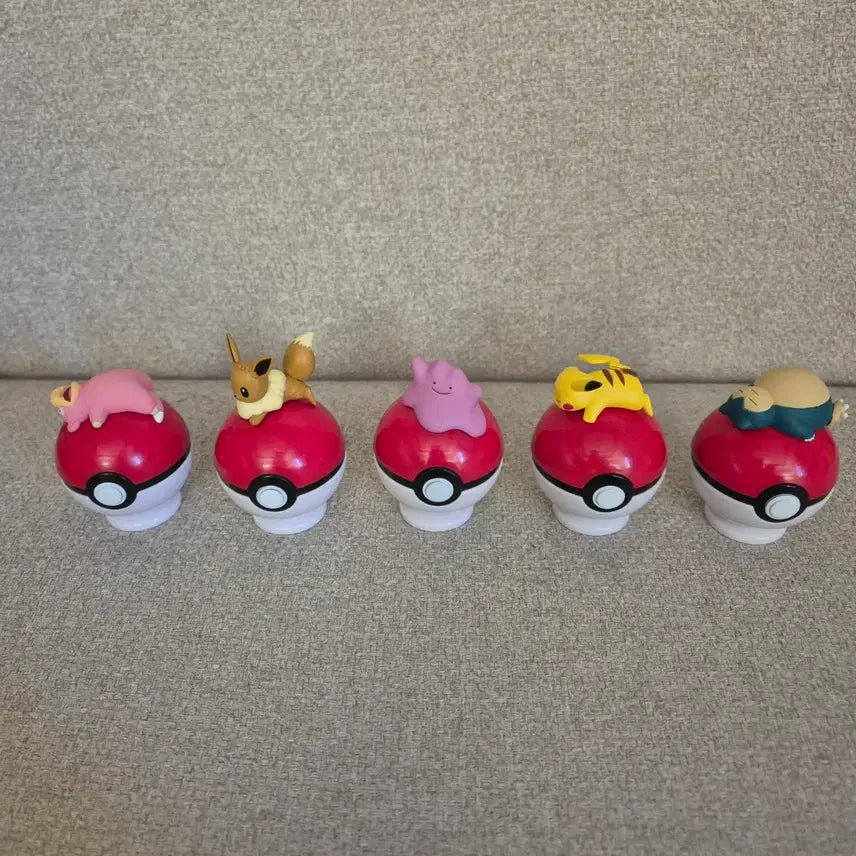 [BUNJANG] Bandai Gacha Pokemon Tamanoeri Collection 1st Edition Full Set (5 Figures) / 2018 반다이 가챠 포켓몬 타마노리 컬렉션 1탄 피규어 풀세트 5종