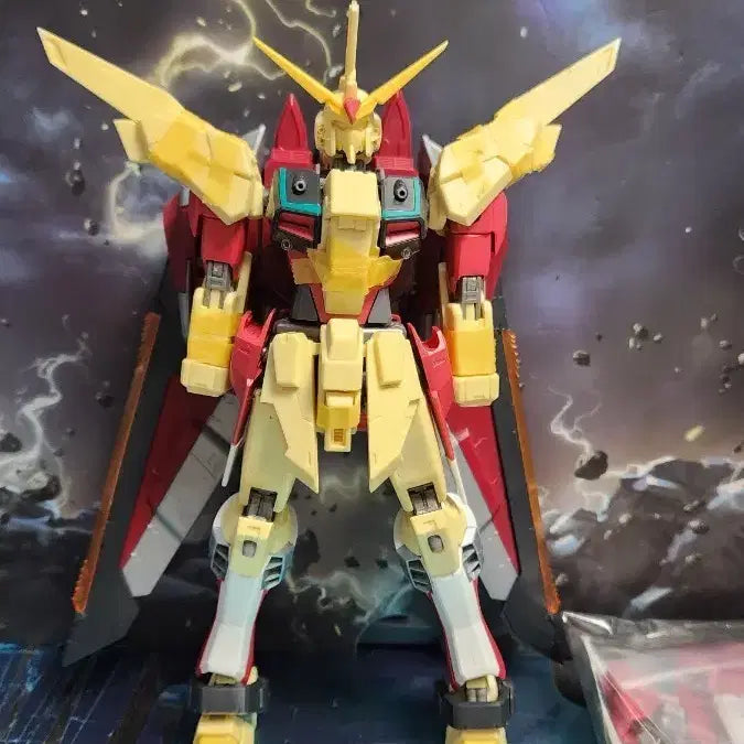 [BUNJANG] Bandai MG Infinity Justice Gundam + Resin Parts / 반다이 MG 인피니티 저스티스 건담 + 레진