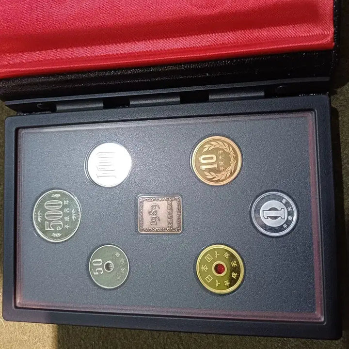 [BUNJANG] Japan Heisei Gannen Coin Set / 일본 평성원년 현행주화 푸르푸 세트