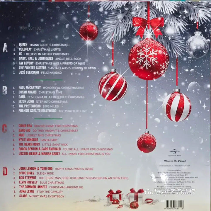 [BUNJANG] The Greatest Christmas Songs 2LP Numbered Limited Edition Vinyl / BA-541. 2LP. 넘버링. 더 그레이티스트 크리스마스 송 LP.