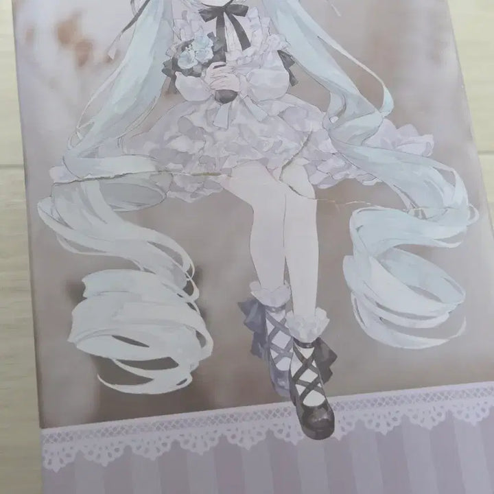 [BUNJANG] Vocaloid Hatsune Miku FuRyu Vintage Doll Noodle Stopper Figure + Bonus Clear File / 하츠네미쿠 후류 빈티지돌 누들스토퍼 피규어+특전