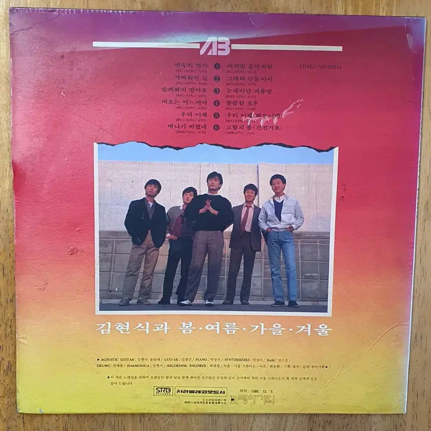 [BUNJANG] Kim Hyun Sik 3rd Album LP First Press / 김현식3집 LP 초반