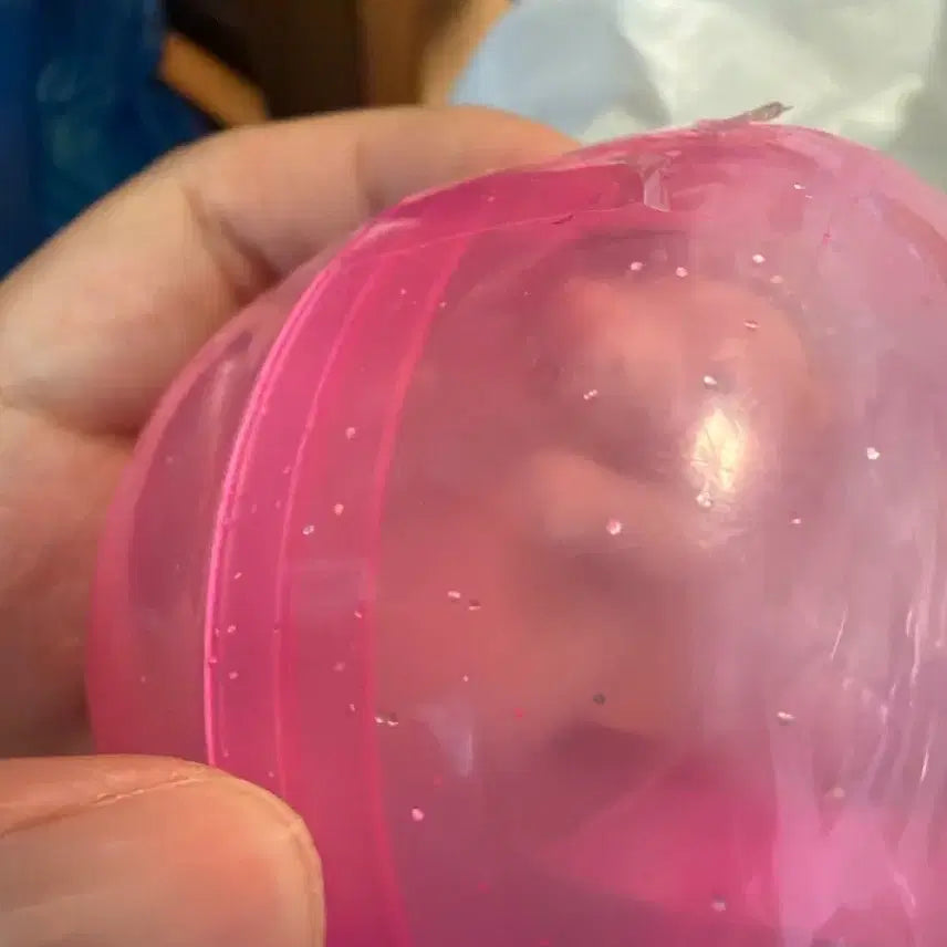 [BUNJANG] Pink Transparent Pig Gacha Capsule Figure / 돼지 가챠