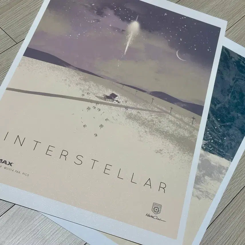 [BUNJANG] Interstellar IMAX Artwork Earth Poster (A3) / [2020초희귀한정판]영화 인터스텔라 아이맥스 아트웍 어스 포스터(A3)