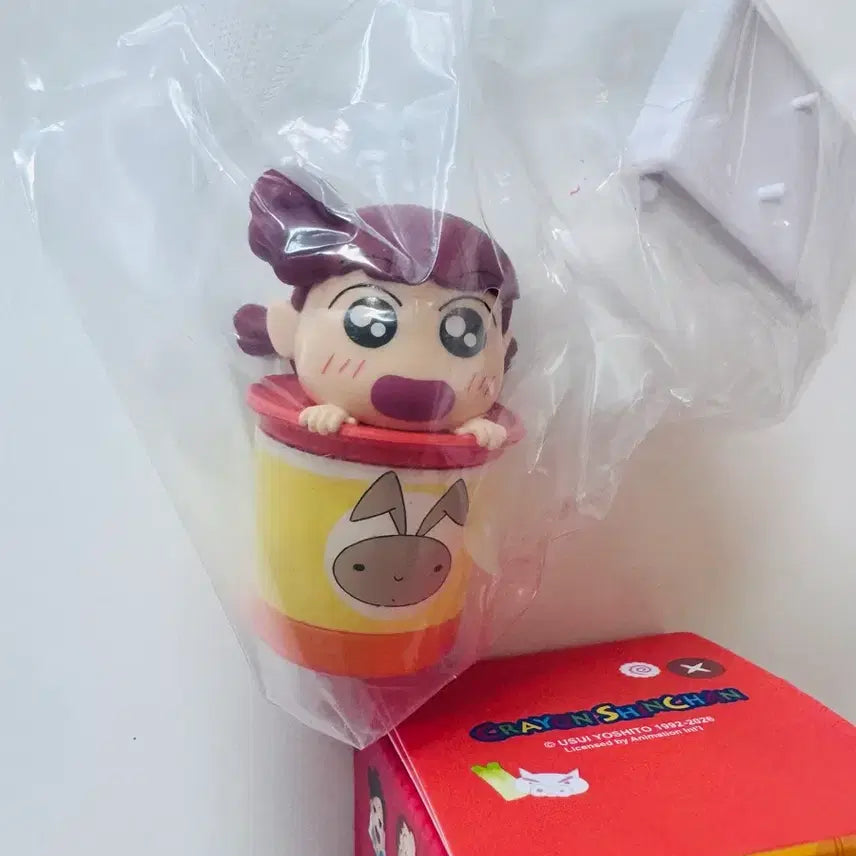 [BUNJANG] Crayon Shin-chan Yubi Ramen Stopper Figure / 유리 피규어, 유리 라면스토퍼, 짱구는 못말려 라면스토퍼