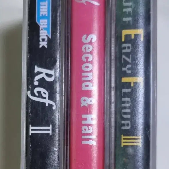 [BUNJANG] R.EF 2nd, 2.5th, &amp; 3rd Album Cassette Tapes (Unsealed) / 알이에프 R.EF 2집 2.5집 3집 (개봉 카세트테이프)
