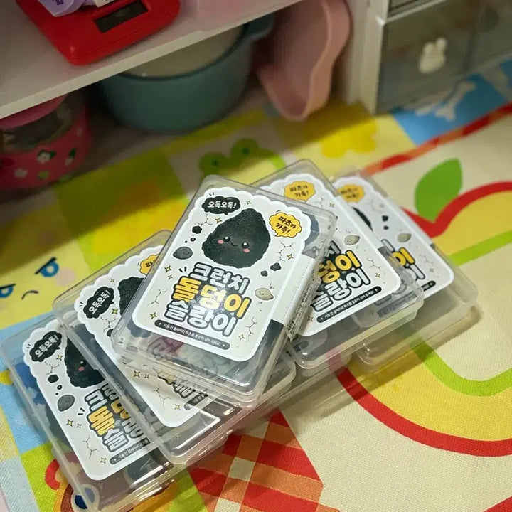 [BUNJANG] Crunchy Slime Charms - "Oddak Oddak" Parts Set / 돌덩이 크런치 슬랑이