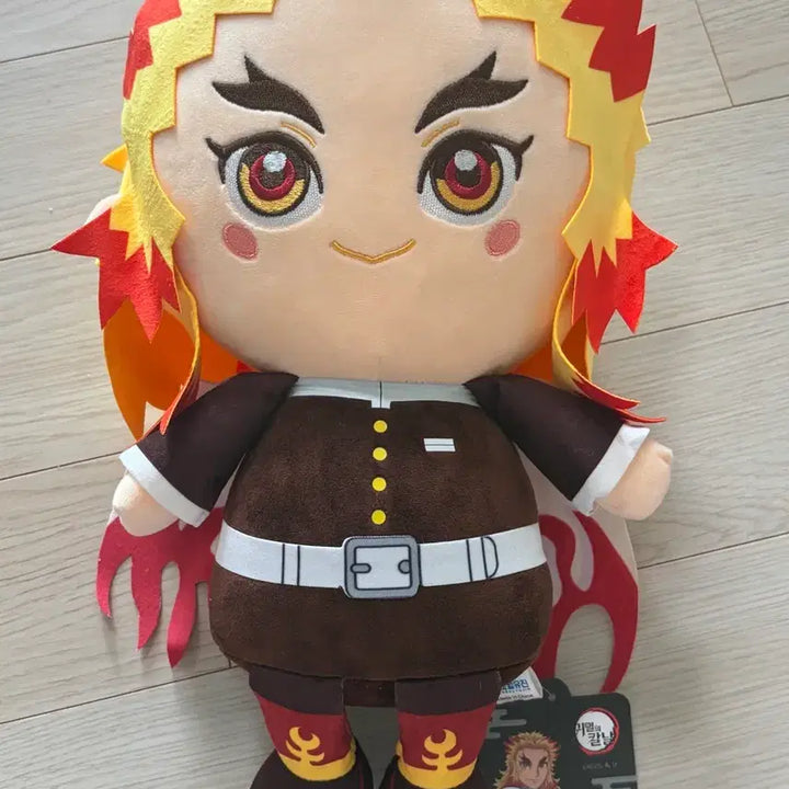 [BUNJANG] Demon Slayer Kyojuro Rengoku Plush Toy / 귀멸의 칼날 렌고쿠 쿄쥬로 봉제인형 정품