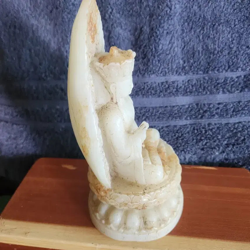 [BUNJANG] White Jade Buddha Statue / 백옥 불상