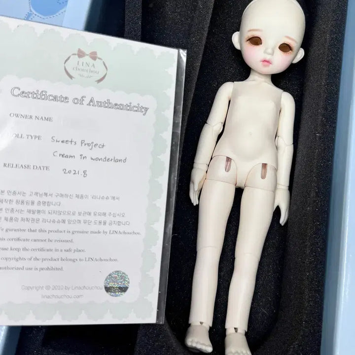 [BUNJANG] LinaChuchu Wonderland Cream Ball Jointed Doll USD / 구관 리나슈슈 윈더랜드 크림 구체관절인형 usd