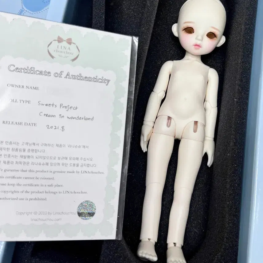 [BUNJANG] LinaChuchu Wonderland Cream Ball Jointed Doll USD / 구관 리나슈슈 윈더랜드 크림 구체관절인형 usd