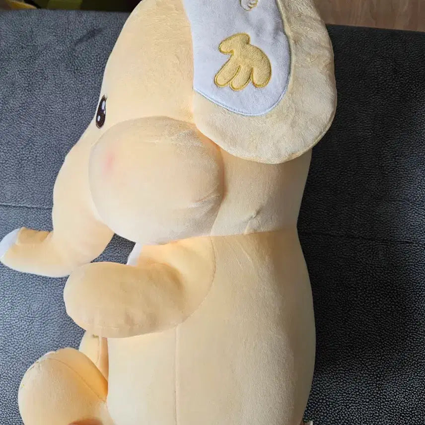 [BUNJANG] Large Yellow Elephant Plush Toy / 노란 코끼리 대형 인형