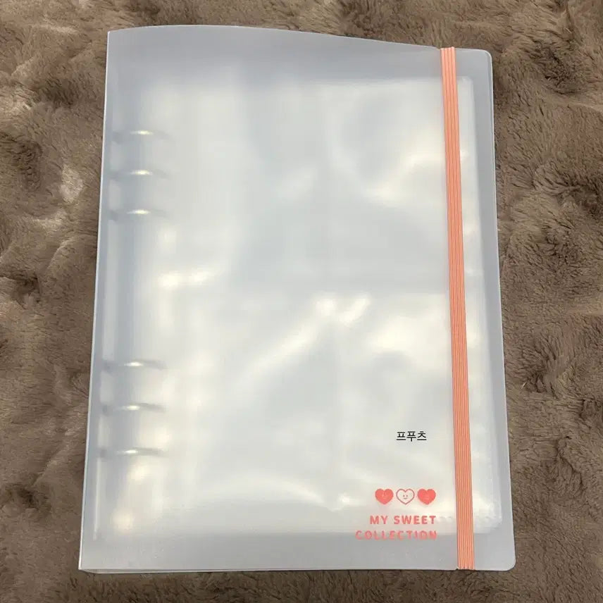 [BUNJANG] Daiso A5 6-Ring Photocard Sticker Binder Orange / 다이소 A5 포토카드 포카 스티커 바인더 6공 오렌지