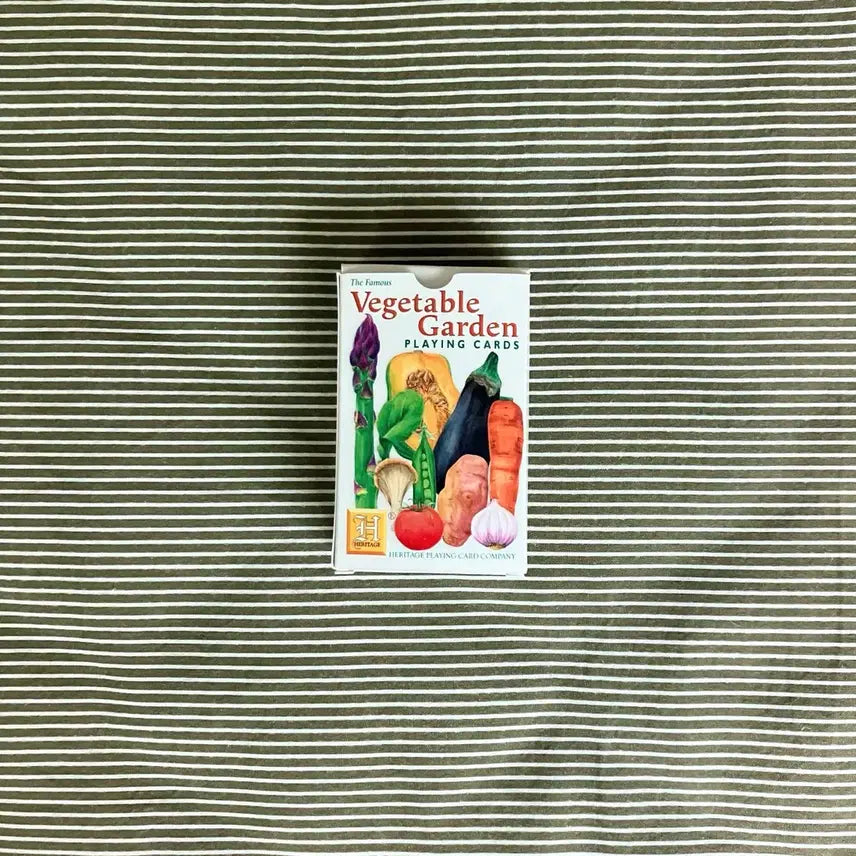 [BUNJANG] Vegetable Illustration Playing Cards / 채소 일러스트 플레잉 카드