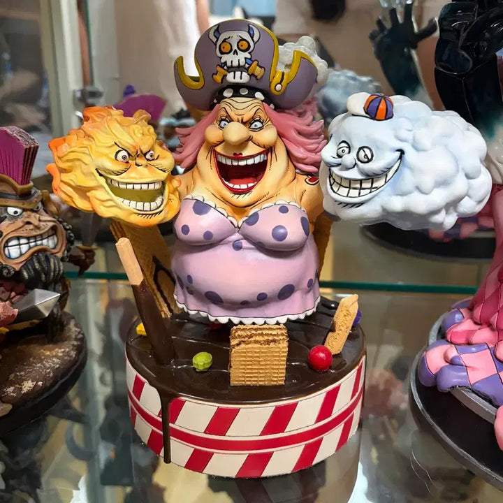 [BUNJANG] One Piece Big Mom Kaido Resin Figure / 하울 원피스 사황 빅맘 레진 피규어