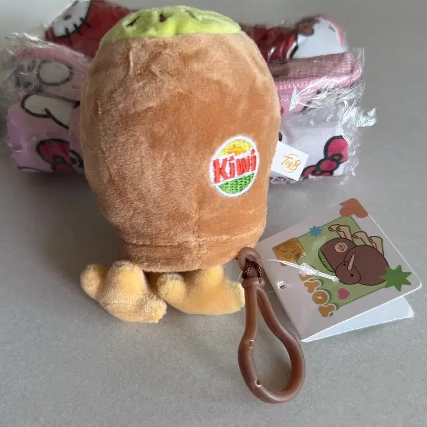 [BUNJANG] Kiwi Bird Keychain Plush / 신상)키위새 키링 인형