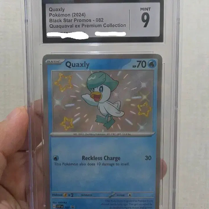 [BUNJANG] Pokemon Quaxly Shiny CGC 9 Mint Promo Card / 북미 프로모 꾸왁스 이로치 CGC MINT 9 판매합니다!