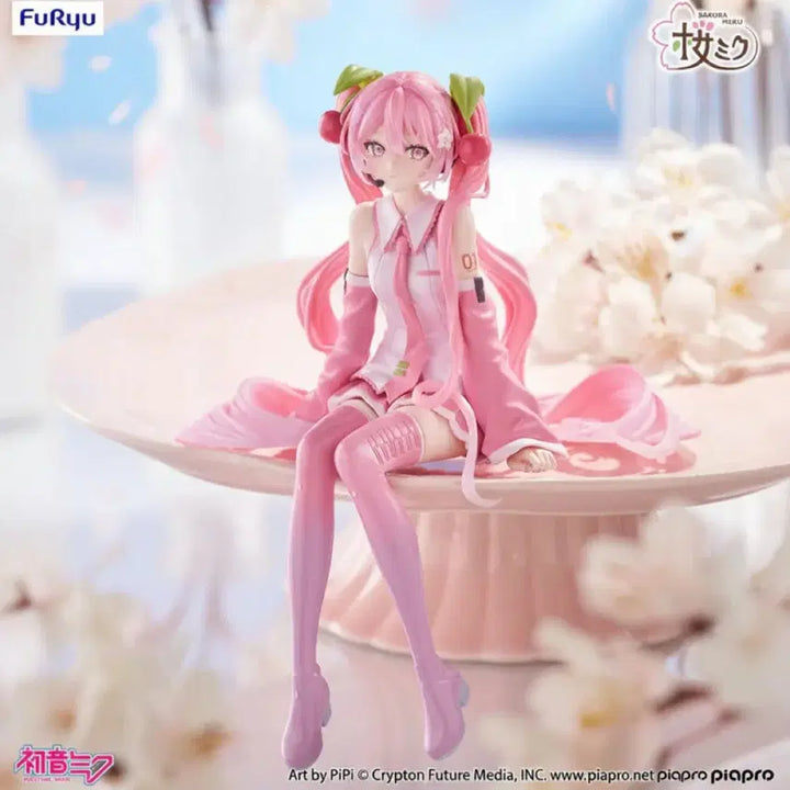 [BUNJANG] Furyu Vocaloid Noodle Stopper Hatsune Miku Sakura 2026 Ver. Figure / 후류 보컬로이드 누들스토퍼 하츠네 미쿠 사쿠라 2026ver 피규어