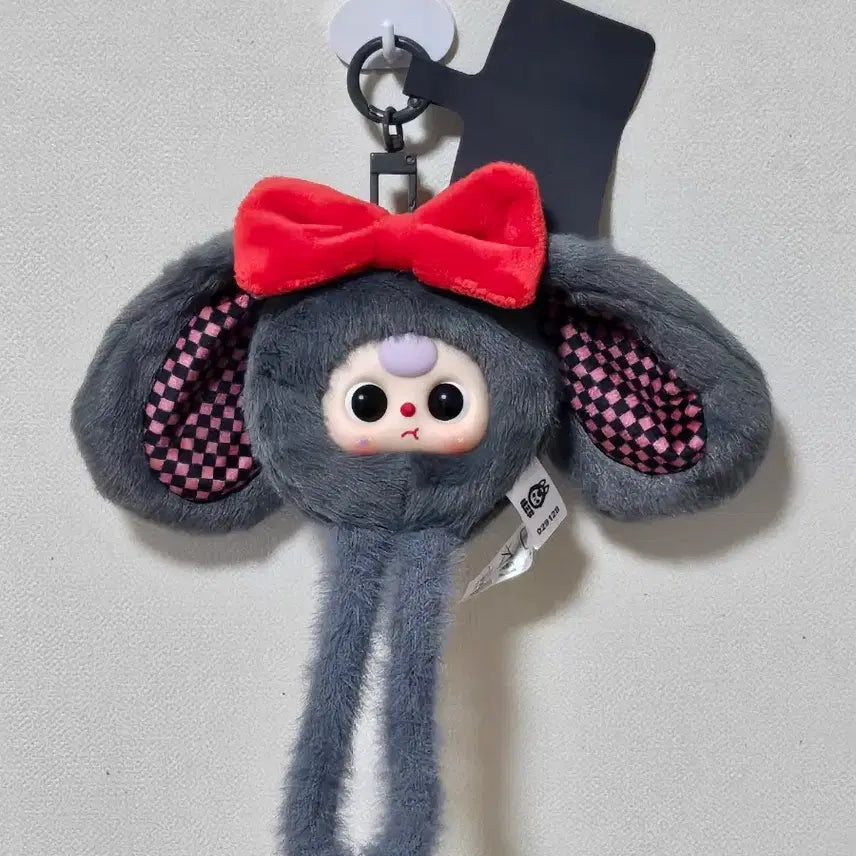 [BUNJANG] Baby3 Rabbit Wristlet Phone Strap - Black / 미사용) 베이비쓰리 핸드폰 스트랩