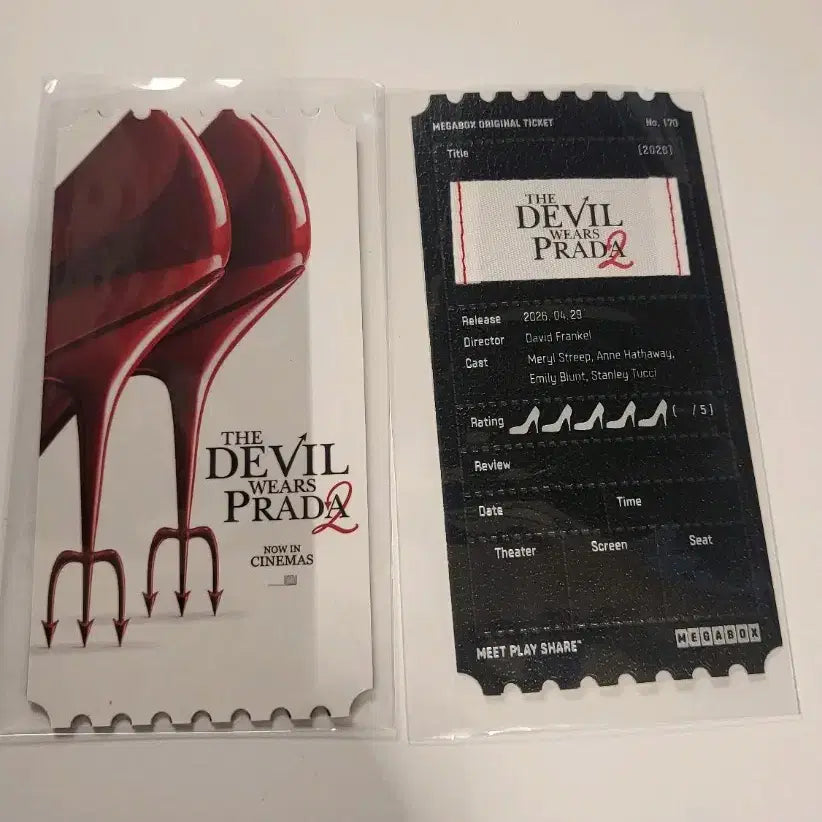 [BUNJANG] The Devil Wears Prada 2 Original Ticket / 악마는 프라다를 입는다2(오리지널티켓)