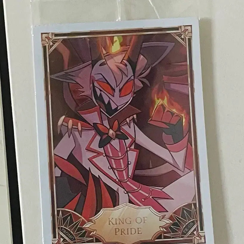 [BUNJANG] Hazbin Hotel Lucifer King of Pride Promo Card (Unsealed) / (내일까지 판매, 최종가/ 해즈빈호텔 루시퍼 미개봉 프로모 카드)