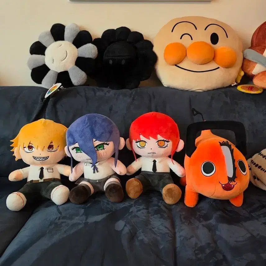 [BUNJANG] Chainsaw Man 4-Piece Full Set Plush Toys / 체인소맨 인형 4종 풀세트