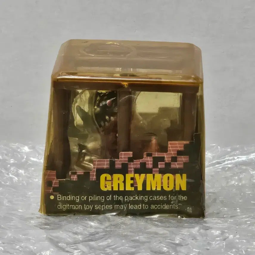 [BUNJANG] Digimon Adventure Greymon Cage Version Mini Figure Keychain (Sealed) / 고전문구 디지몬어드벤처 그레이몬 케이지판 미니피규어 열쇠고리 미개봉품