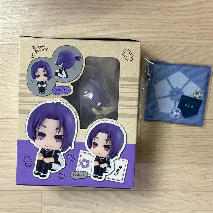 [BUNJANG] Blue Lock Leo Look Up Figure w/ Sealed POB Cushion / 블루록 레오 룩업 미개봉 특전포함 양도
