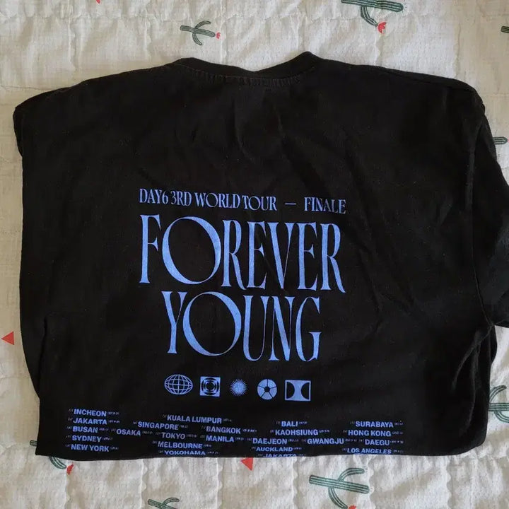 [BUNJANG] Day6 Forever Young Finale T-Shirt / 데이식스 포에버영 피날레 티셔츠