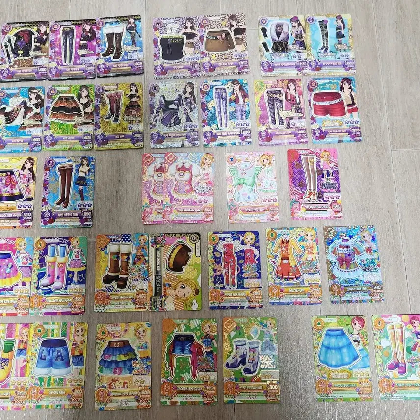 [BUNJANG] Aikatsu! Classic Card Bundle Set (Approx. 130 Cards) / 약130장 일괄) 아이엠스타 카드 고전